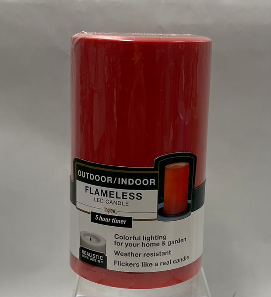 Inglow- Outdoor/Indoor Flameless LED Candles -White