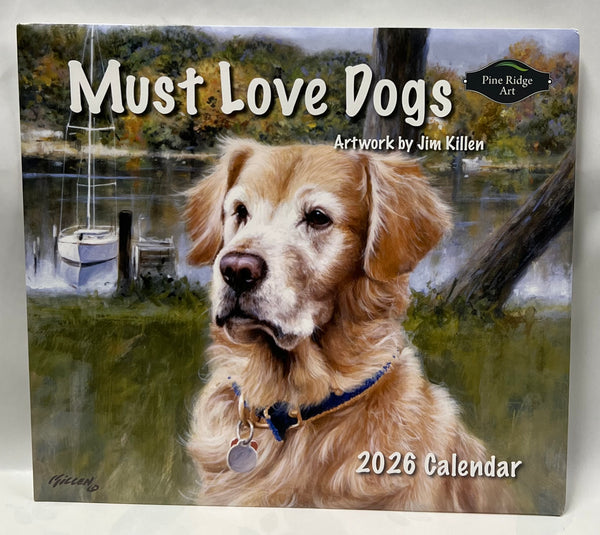 2026 Calendar -Must Love Dogs