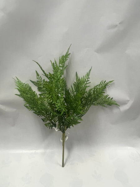 Artificial Leather Fern Bush