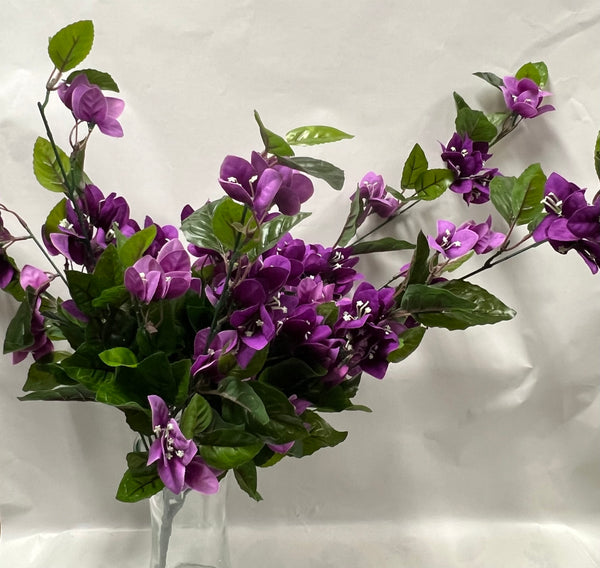 Artificial Bougainvillea Hanging Vine -Purple