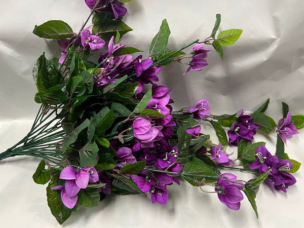 Artificial Bougainvillea Hanging Vine -Purple