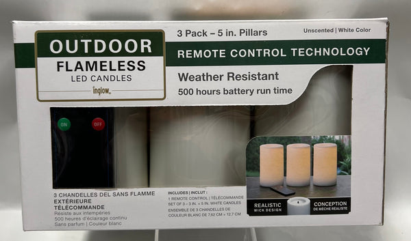 Outdoor Flameless LED Candles -Unscented