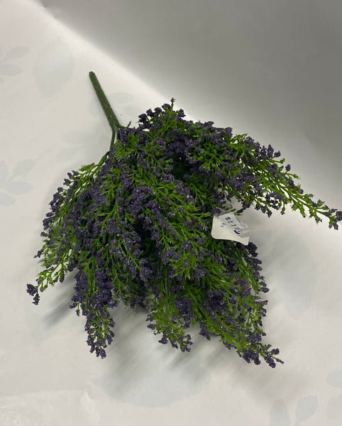 Mini Artificial Heather Bush -Lavender
