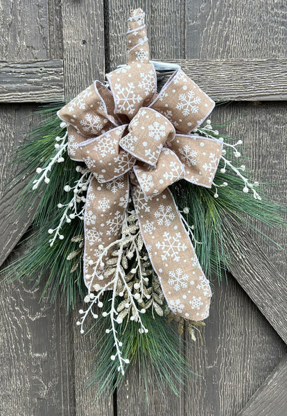 Winter Snowfall Swag