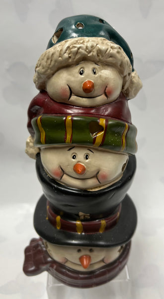 Snowman Tea Light Candle Holder