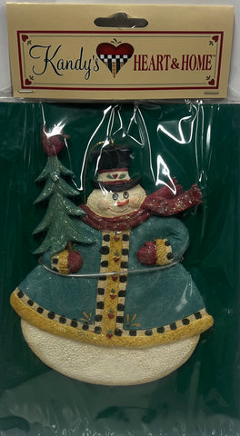 Kurt S. Adler Ornament -Snowman Holding Tree