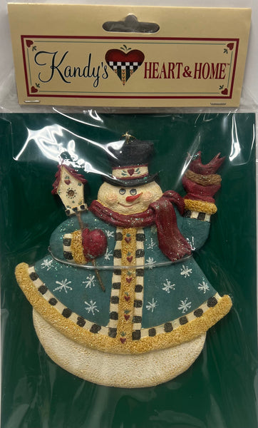 Kurt S. Adler Ornament -Snowman With Birdhouse
