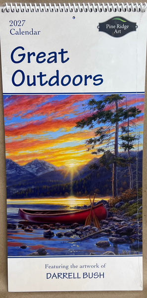 2027 Calendar Great Outdoors -Narrow Vertical