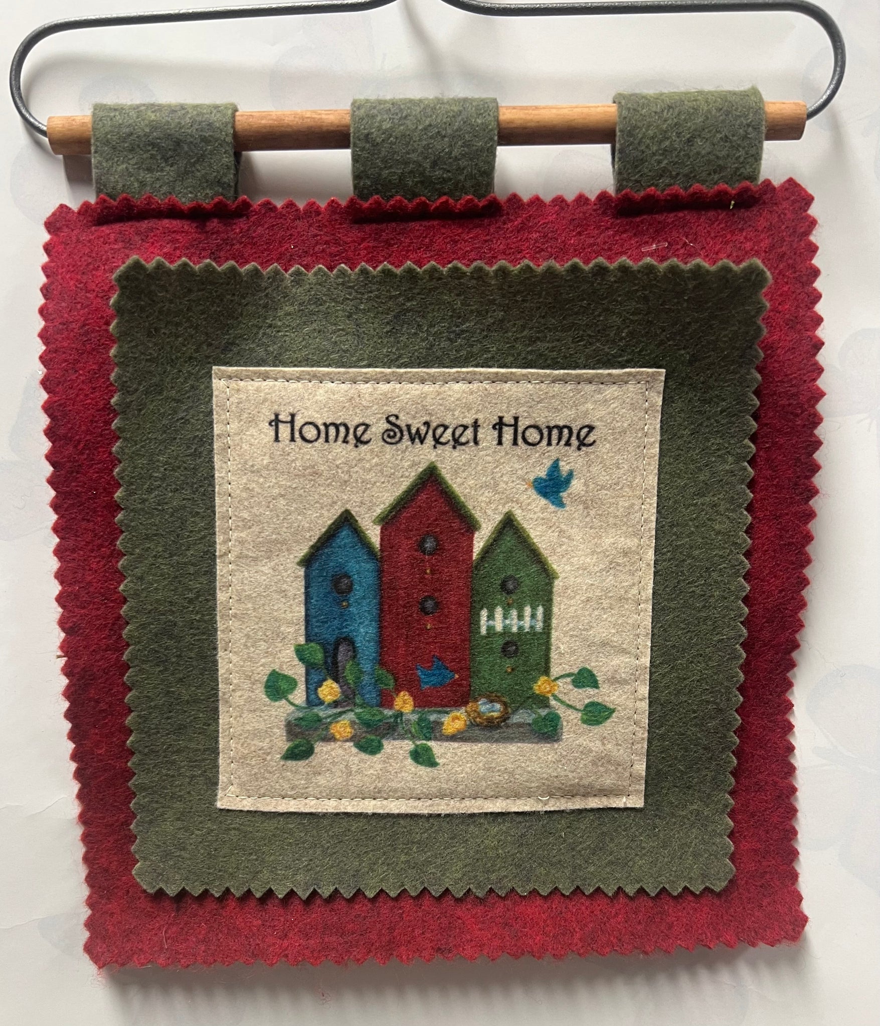 Felt Patches- Wall Hanging - Home Sweet Home