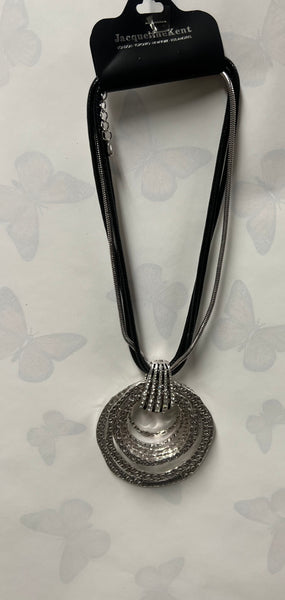 Silver Hoop Necklace