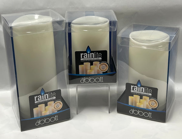 Rainlite Indoor/Outdoor LED Candle -9” (3”x9”)