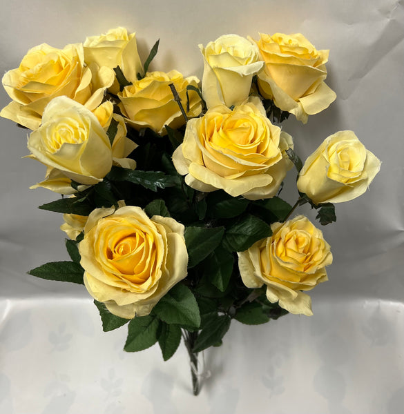 Rose Bud Bush -Soft Yellow