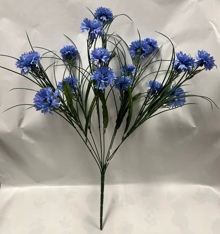 Bachelor Buttons Bush -Periwinkle
