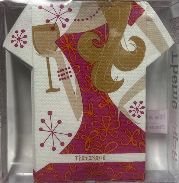 Stand Up Napkins -Wine Social Pink