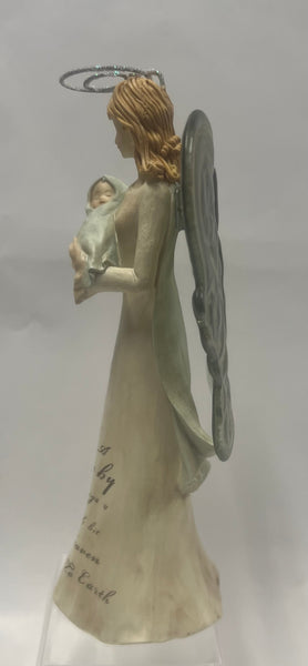 Angel with Baby Figurine