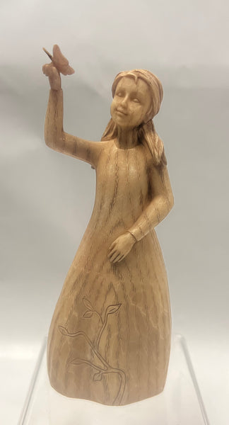 Girl With Butterfly -Family Tree -Betty Singer Collection