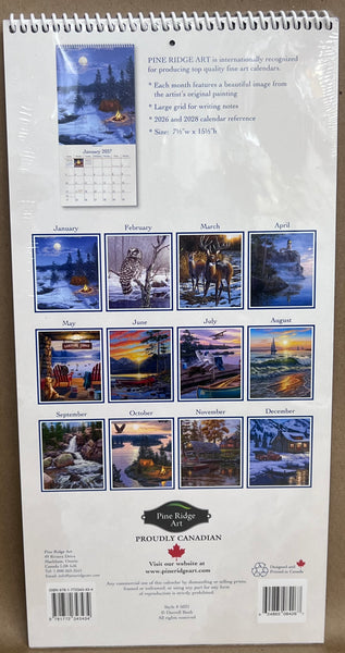 2027 Calendar Great Outdoors -Narrow Vertical