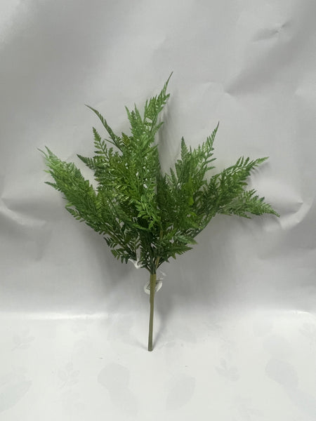 Artificial Leather Fern Bush