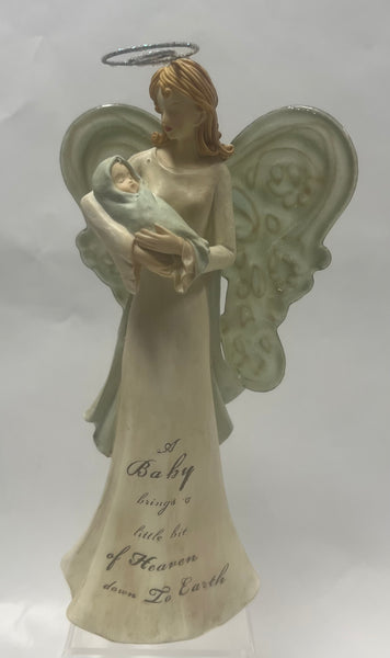 Angel with Baby Figurine