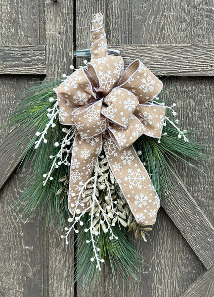 Winter Snowfall Swag