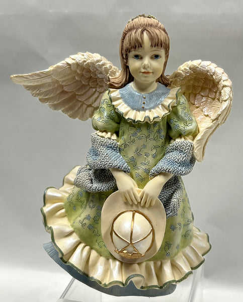 Betty Singer Collection -Angel Holding Fireman's Helmet