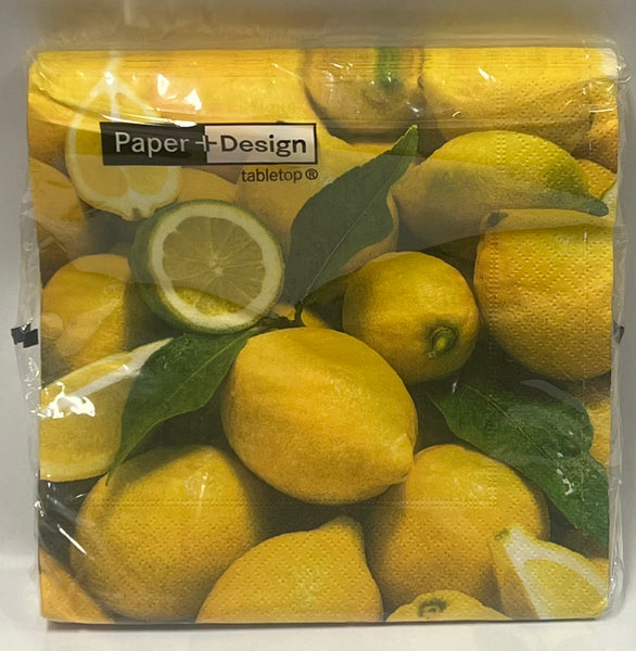 Luncheon Napkin -Fresh Lemons