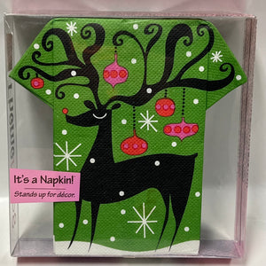 Stand Up Napkins -Antler Elegance