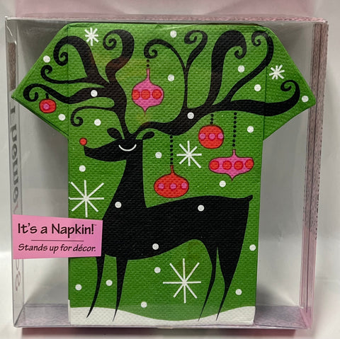 Stand Up Napkins -Antler Elegance