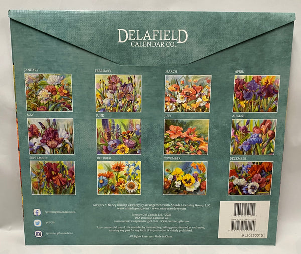 2025 Calendar -Garden Florals