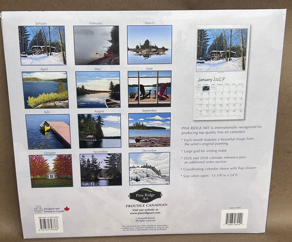 2027 Calendar -Northern Getaway