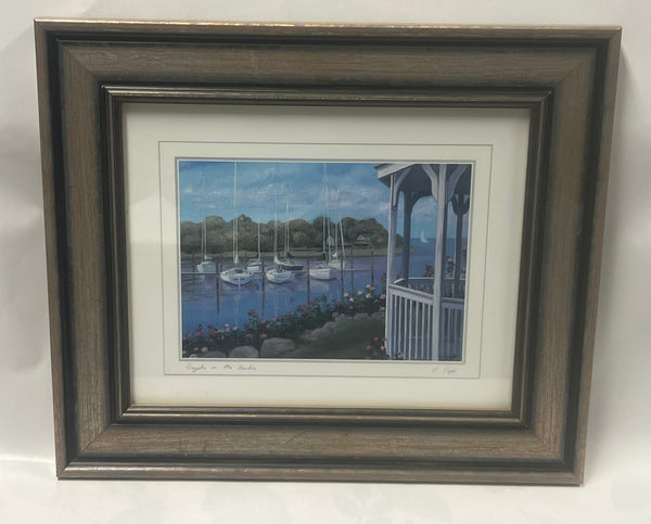 Gazebo On The Harbour Print