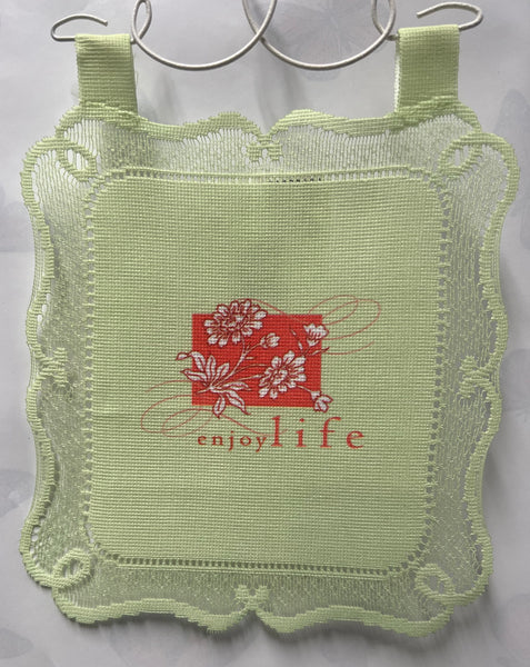 Enjoy Life -Small Lace Wall Hanging