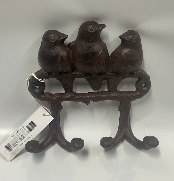 Cast Iron Bird Hooks