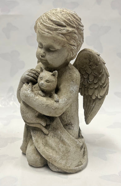 Cherub With Cat -Beloved