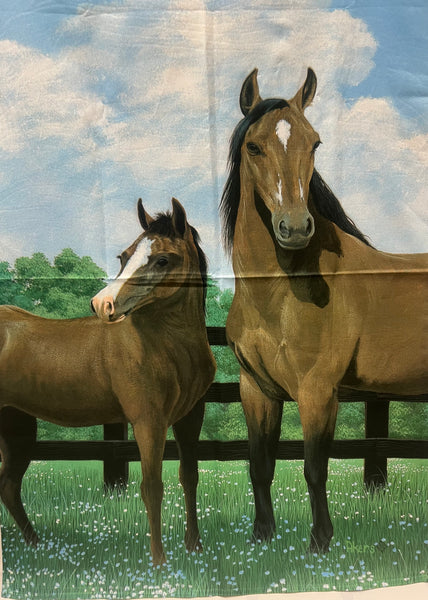 Horses -Large Flag