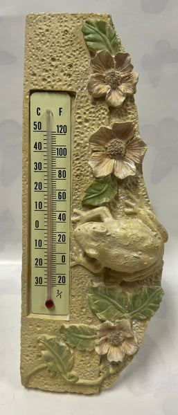 Frog and Flower Thermometer
