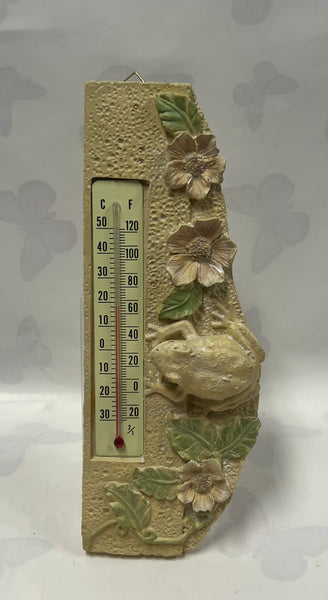 Frog and Flower Thermometer