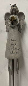 Angel Wind Chime Stake -True Love