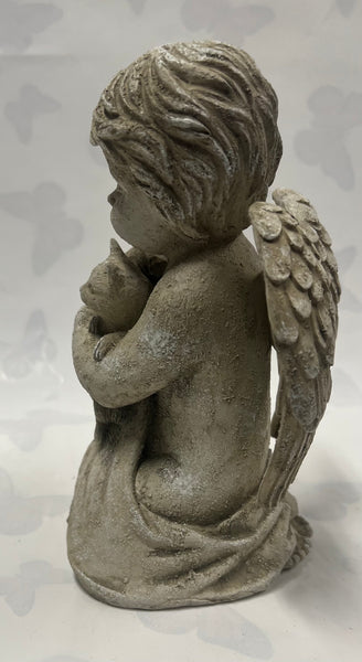 Cherub With Cat -Beloved