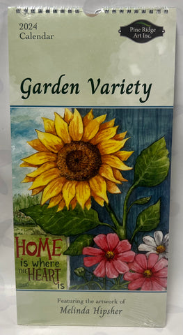 2024 Calendar Garden Variety -Narrow Vertical