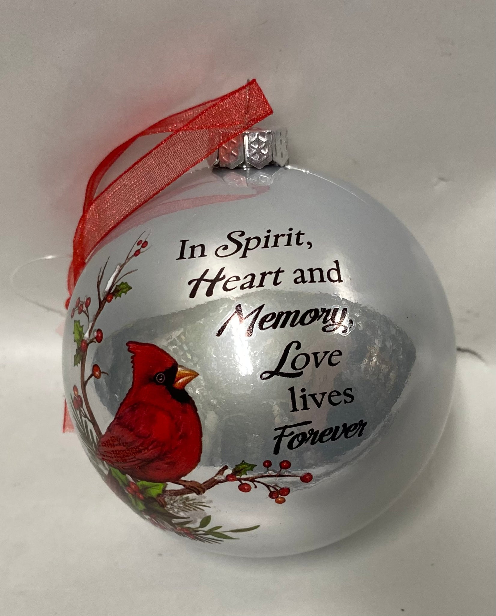 Love Lives Forever Tree Ornament