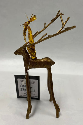 Cast Iron Deer Tree Ornament