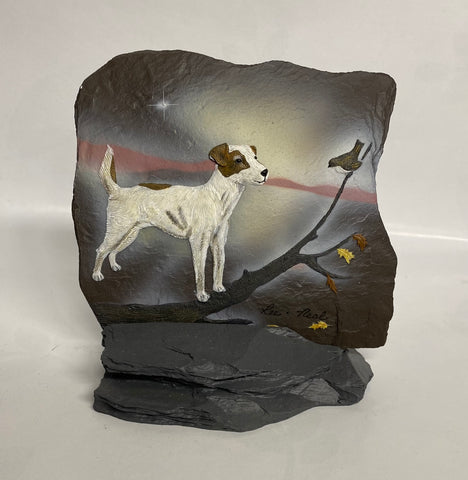 Dog- Jack Russel -Slate
