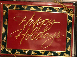 Boxed Christmas Card "Happy Holiday"