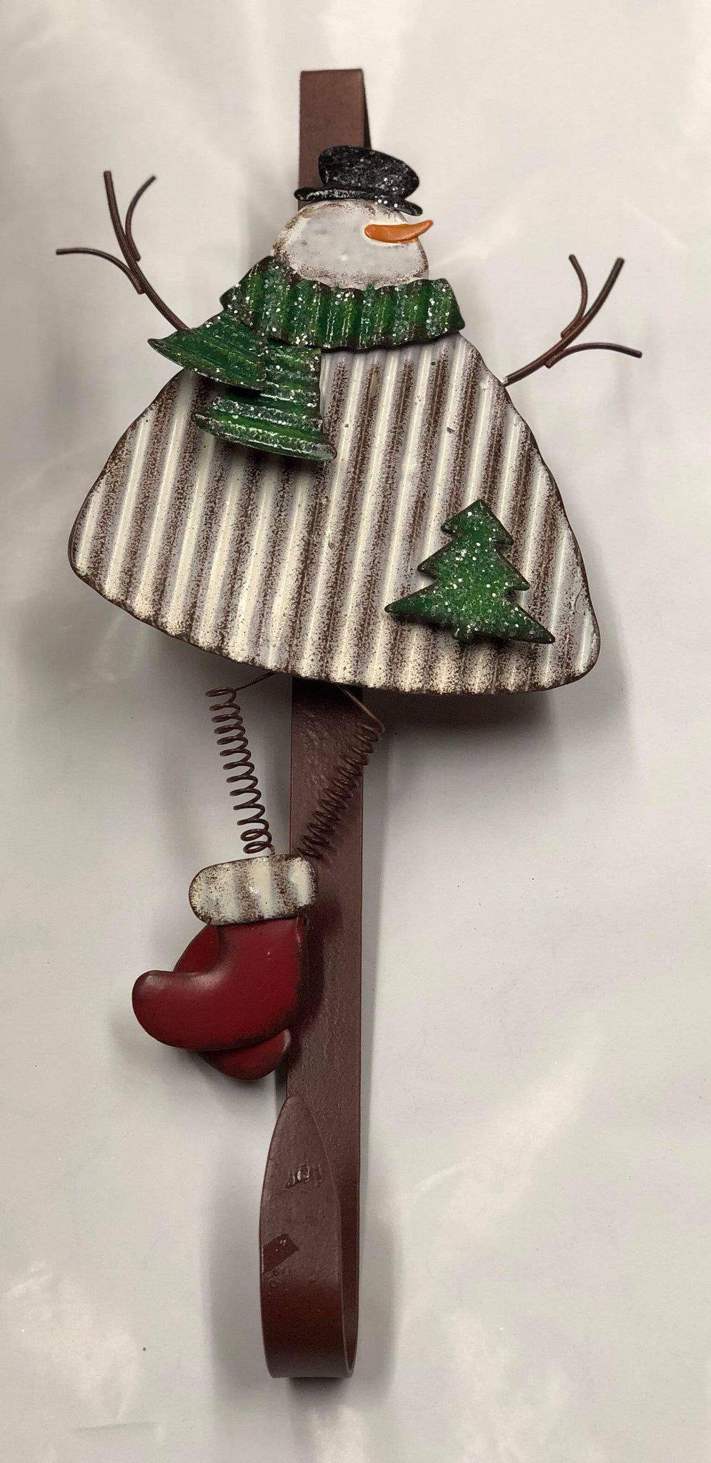 Snowman wreath hanger