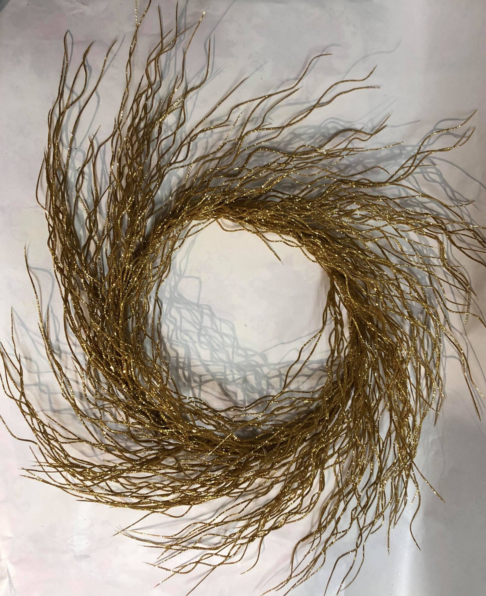Gold wreath -17"
