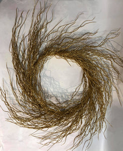 Gold wreath -17"