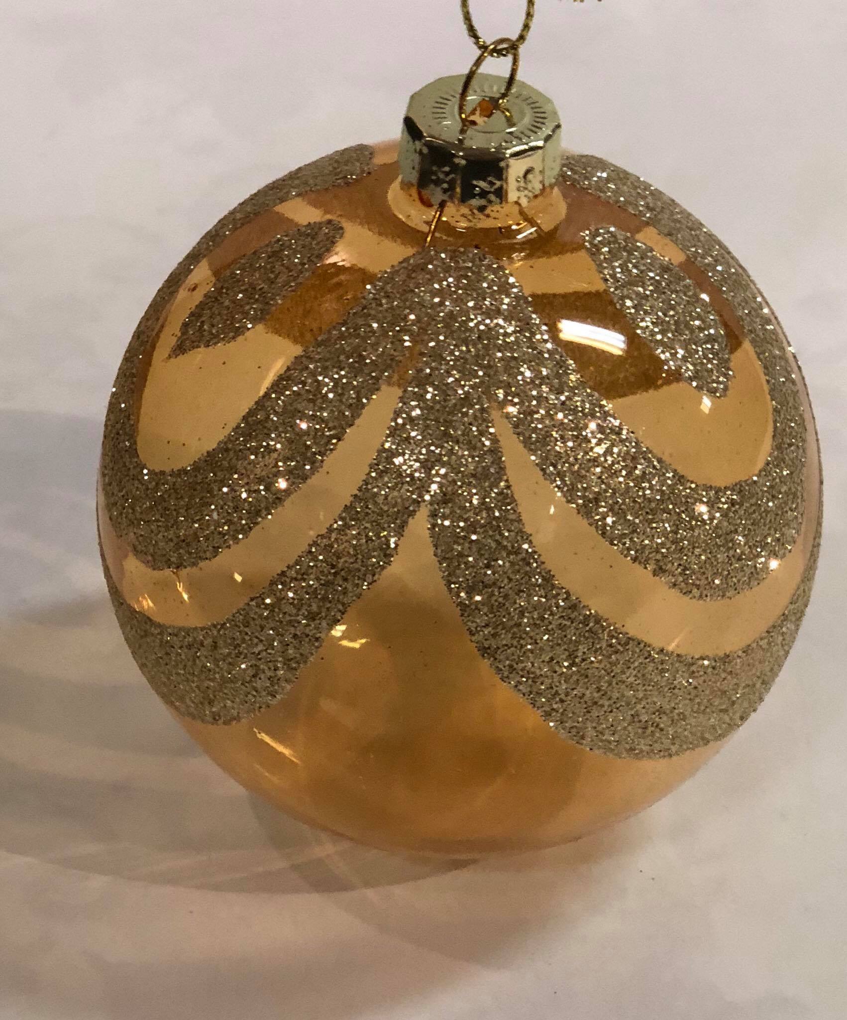 Gold ornament with gold pattern