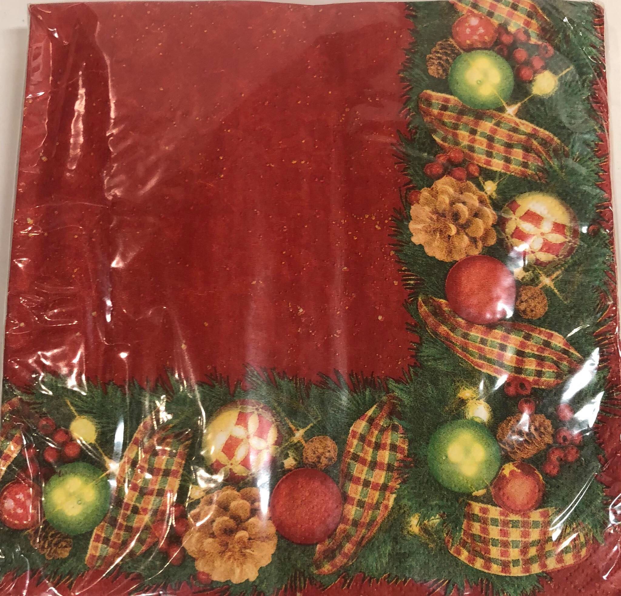 Luncheon Napkin- Home for the holidays