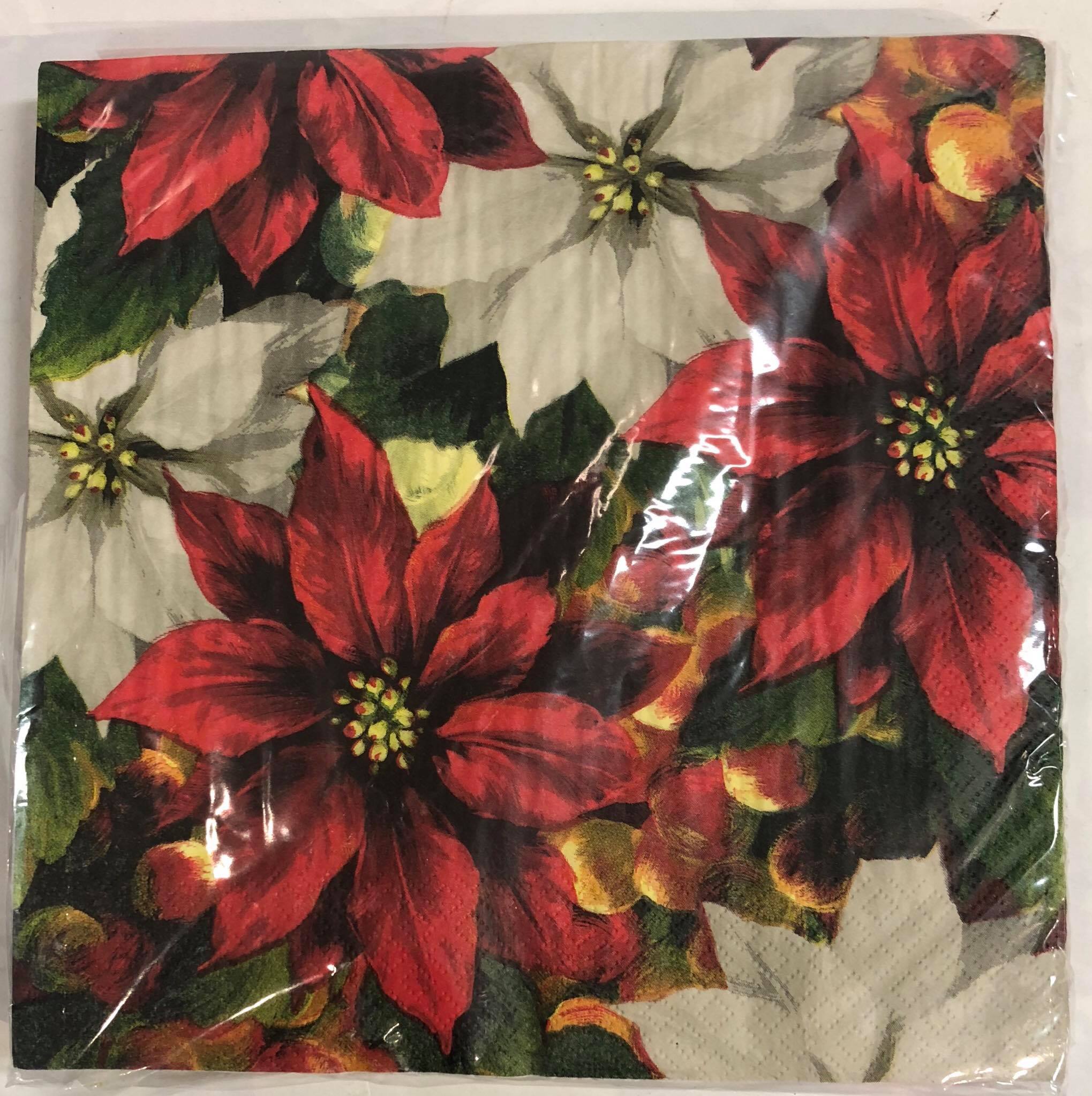 Luncheon Napkin- Regal Poinsettia